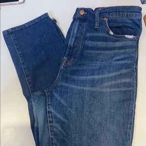 Madewell High Rise Slim Boyjeans